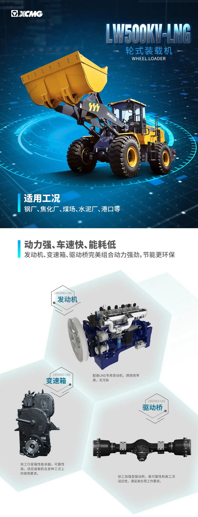 MK体育（中国）国际平台LW500KV-LNG装载机